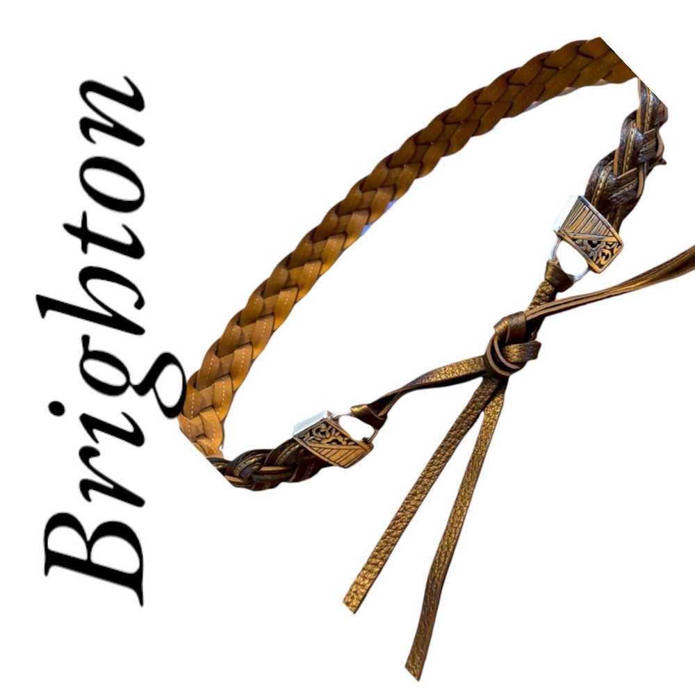 Brighton Sz Lg Braided Belt